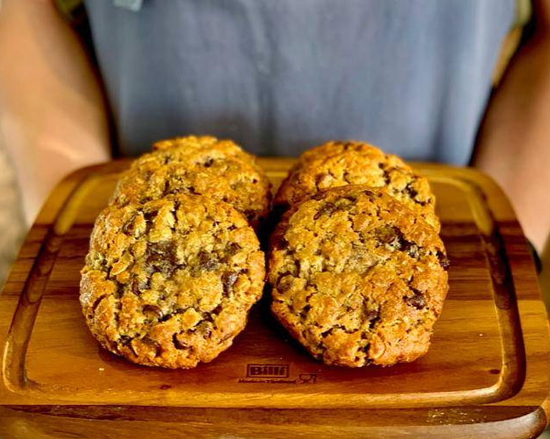 Chocolate Oats Cookies