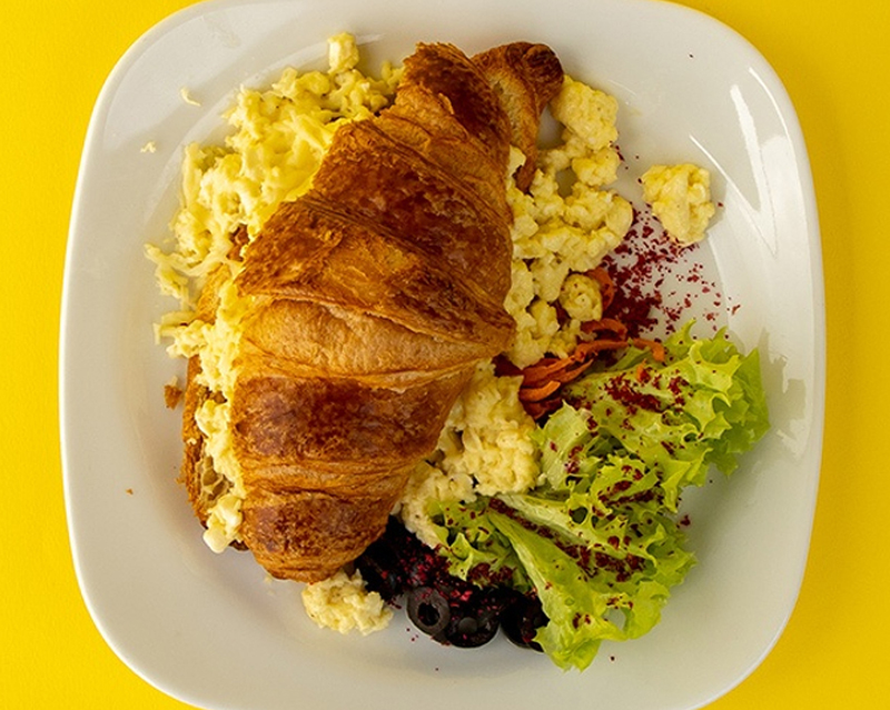 Cheese Scramble Egg Croissant